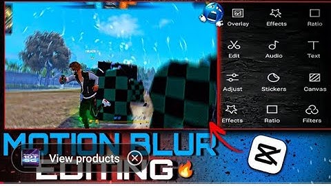 High quality motion blur editing tutorial how to add motion blur Free fire