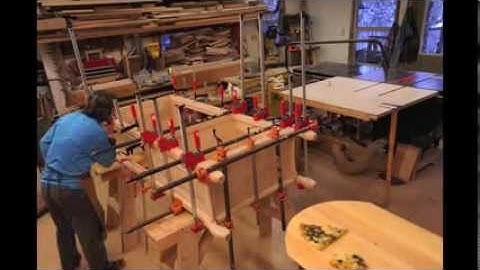 Assembly of a maple display case; a time-lapse series, Part 1