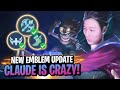 CLAUDE FAST AND STRONG FARM NEW EMBLEM | Mobile Legends
