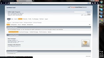 Simple Machine Forums hosted by Xampp tutorial