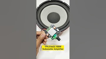 TPA3116D2 100W Subwoofer Amplifier #short #youlikeelectronic #automobile