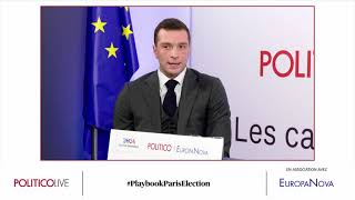 Les candidats répondent à Playbook Paris - Entretien avec Jordan Bardella | POLITICO