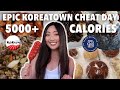 EPIC CHEAT DAY IN KOREATOWN (5000+ CALORIES) | Eating All My Favorite Food (pastries,noodles&more)