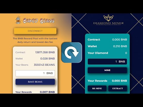 Create BNB Miner Website + Contract Integration | Clone Baked Beans Website
