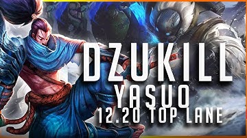 Dzukill - Yasuo vs Gragas TOP Patch 12.20 - Yasuo Gameplay