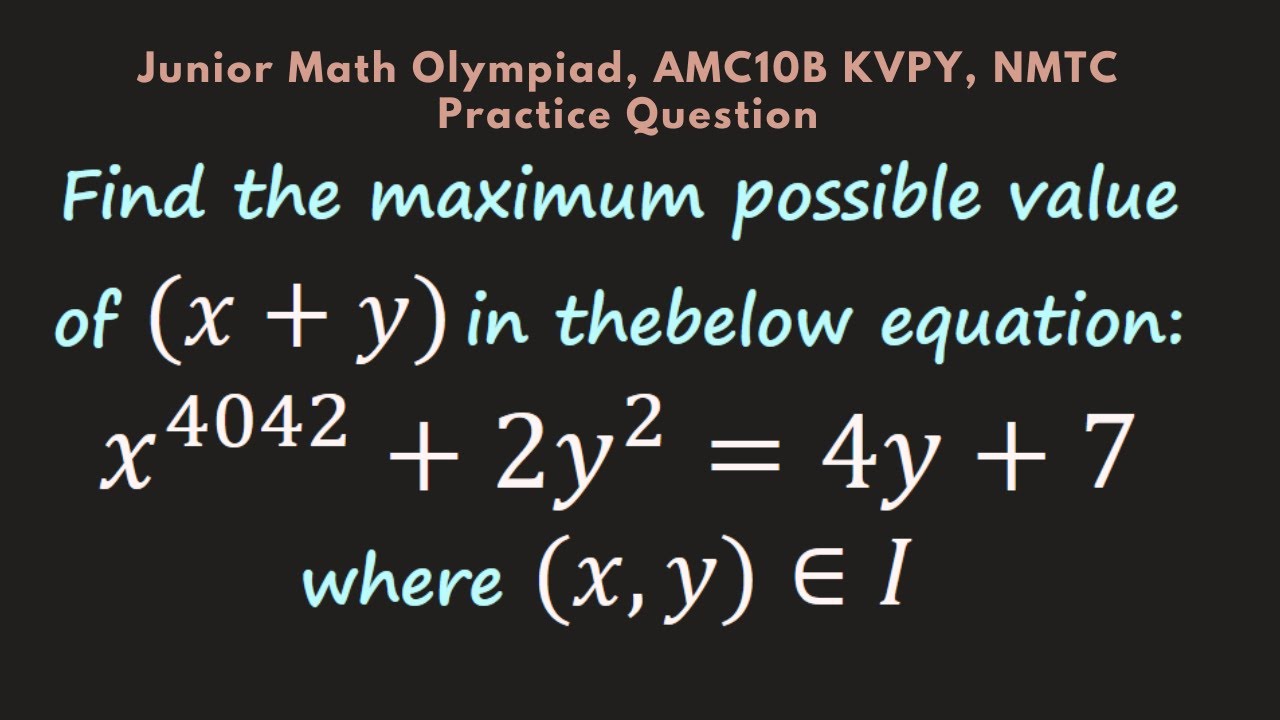 Can You Solve This LSU math Contest Question On polynomials Can you solve this lsu math contest question on polynomials