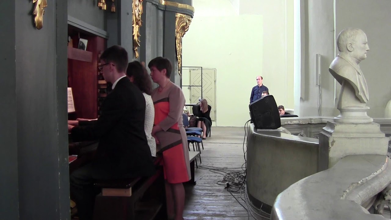 W.A. Mozart Sonata for 4 Hands in D Major (Organ Duet) - YouTube