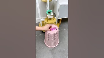 🗑️ Thay túi rác dễ dàng tiện lợi với Thùng rác thông minh TỰ ĐỘNG!  Đồ Gia Dụng Thông Minh Tiện Ích