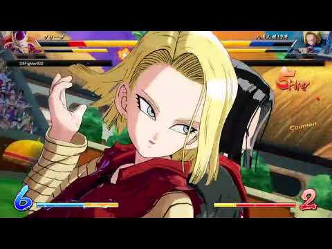 ドラゴンボール ファイターズ　一瞬の隙を逃さない親子かめはめ波　ゴールデンフリーザと１８号の超必殺技の打ち合い