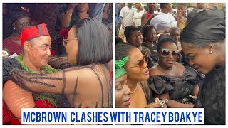 Tracey Boakye & Nana Ama Mcbrown clash at Matilda Asare’s Funeral;Both Shut down Kumasi🔥