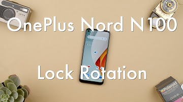 How to Lock Rotation on a OnePlus Nord N100 Phone || OnePlus Nord N100