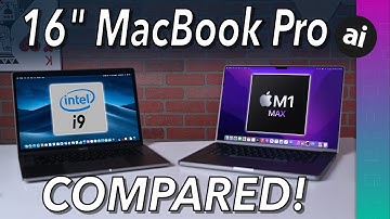 2021 M1 Max 16" MacBook Pro vs. 2019 Intel i9 16" MacBook Pro! Vergeleken!