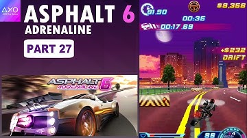 Drift race Using Motor cycle | Asphalt 6 Adrenaline | Java Game Part - 27