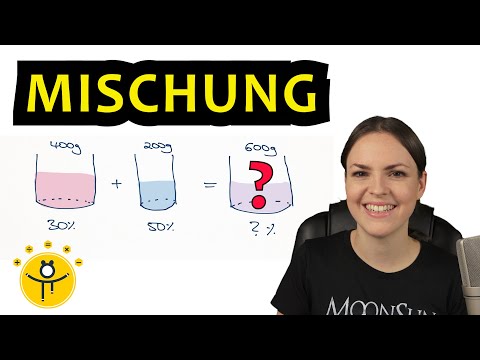 MISCHUNGSRECHNUNG  einfach erklärt – Wie viel Prozent Alkohol enthält die Mischung? – Massengehalt