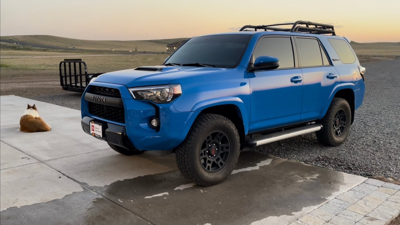 Solar Octane or Voodoo Blue Toyota 4Runner TRD Pro? - YouTube