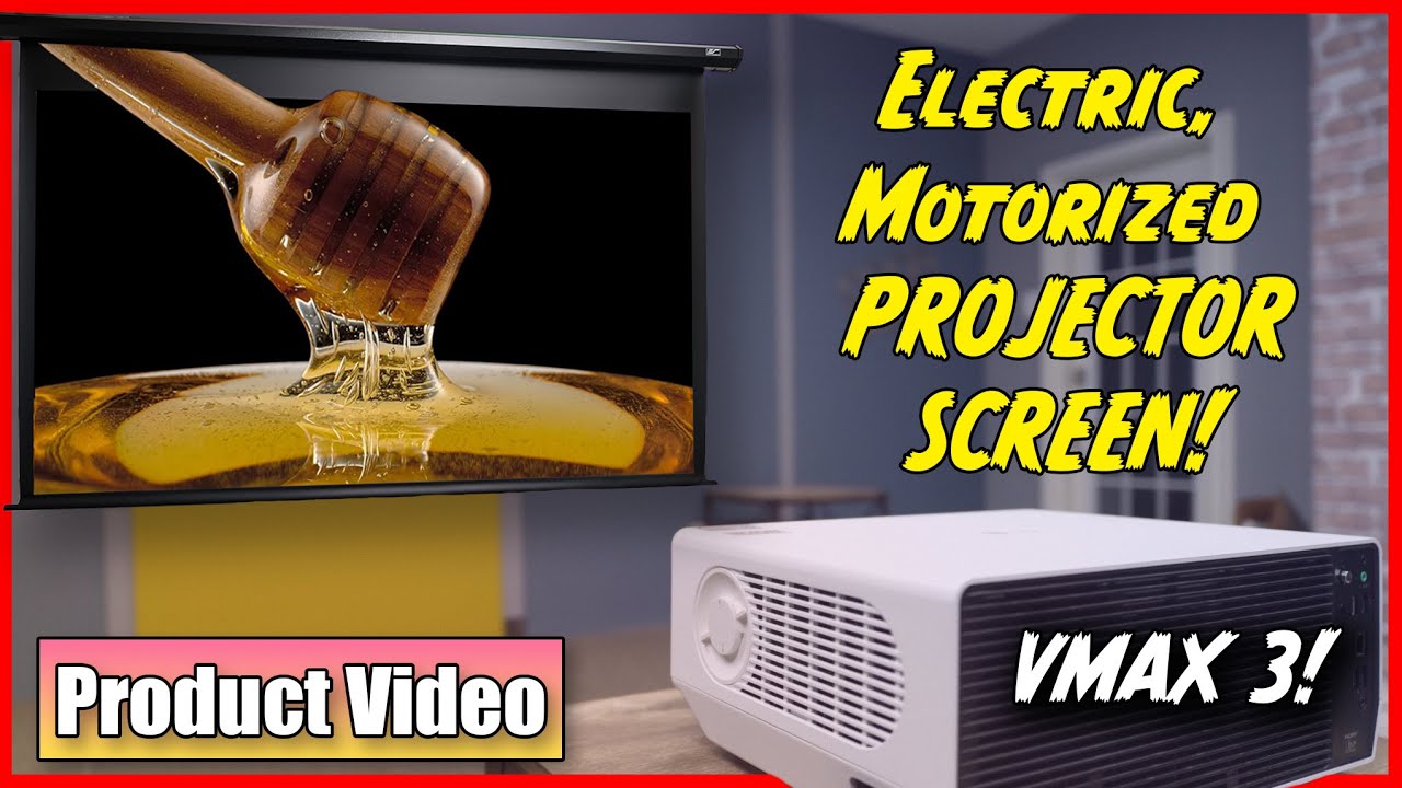 Upgrade Your Setup with Elite Screens VMAX 3 Motorized Projection ...