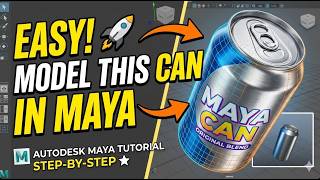 Mastering Hard Surface Modeling in Maya: Realistic 3D Can