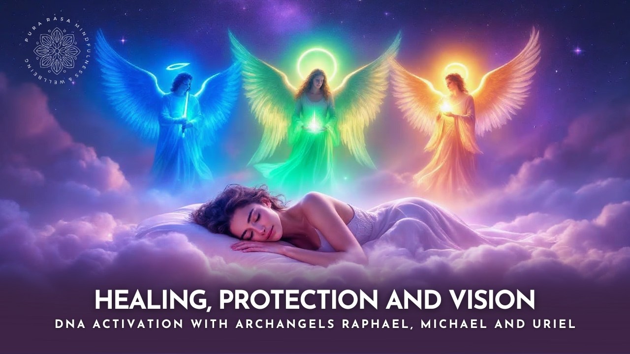 Healing, Protection and Vision ✨ Archangels Raphael, Michael and Uriel Meditation 😴 🔮