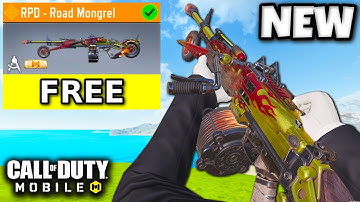 *NEW* FREE LEGENDARY RPD in COD MOBILE 🤯