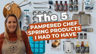 ⭐NEW PAMPERED CHEF SPRING PRODUCTS⭐ Which 5 Did I Buy? #letsgetcooking #productPC