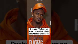 Watson discusses the media’s expectation of him as QB1
