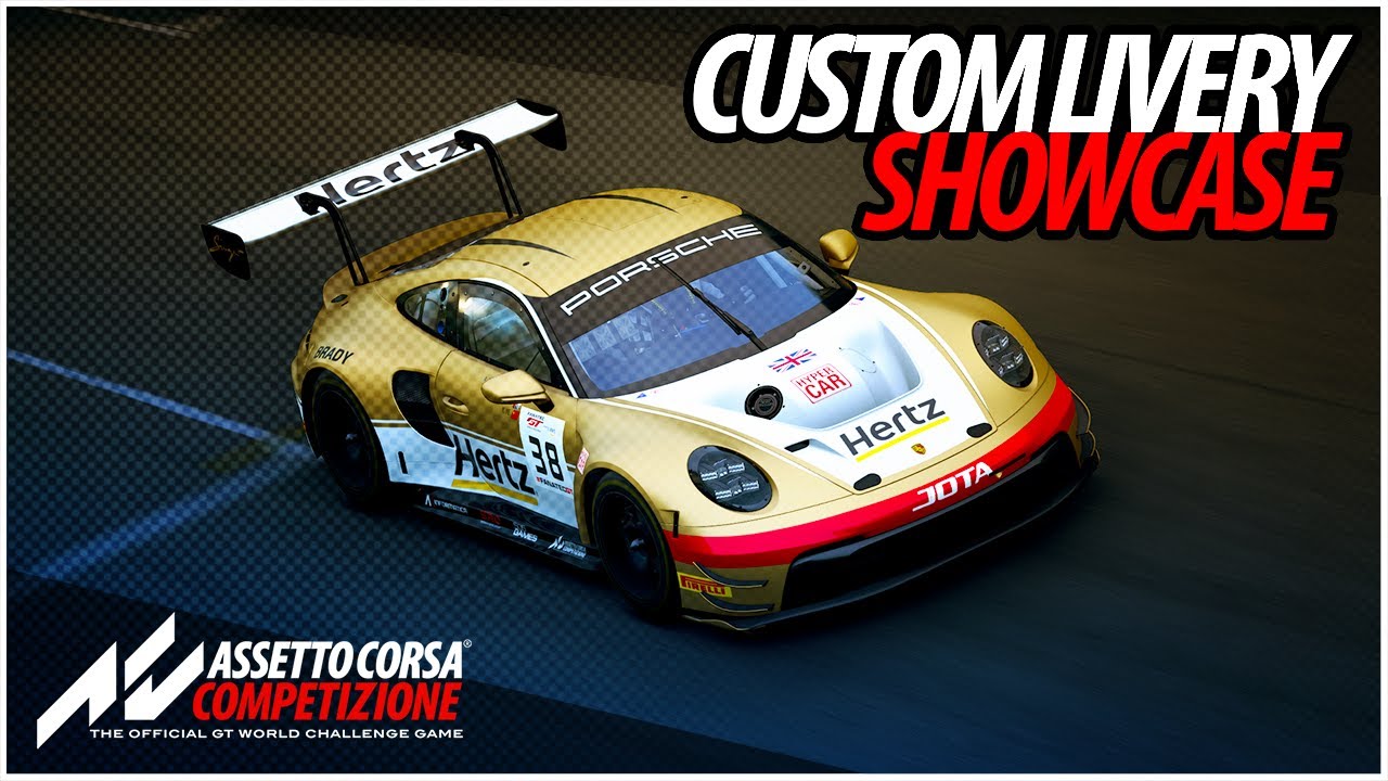 Jota-Hertz Porsche 992 GT3 R || ACC Custom Livery Showcase - YouTube