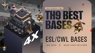 Лучшие базы для рейтингового режима TH9 в Clash of Clans на 2025 год | Clash Champs screenshot 3
