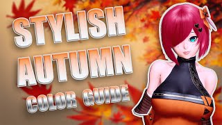 [PSO2NGS] AC Outfits Color Guide - Stylish Autumn