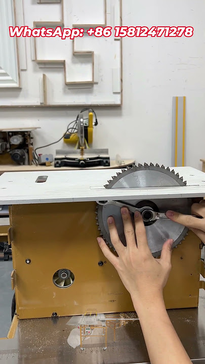 Perfect 45° Cuts Meet the Sliding Table Saw