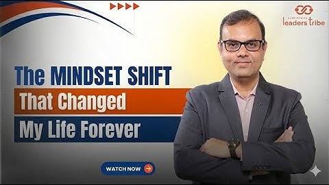 The MINDSET SHIFT That Changed My Life Forever