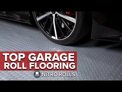 IncStores Tapis de sol de garage en rouleau Nitro de qualité