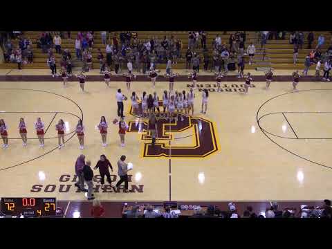 Gibson Southern High School vs Princeton Community High School Womens Varsity Basketball