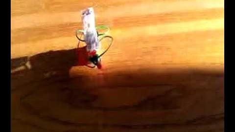 BrushBot Exhibiting Negative Phototaxis