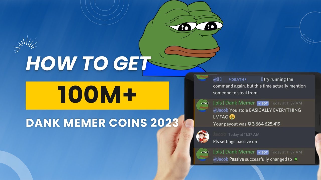 How to GRIND TONS OF COINS + ITEMS on DANK MEMER, Gain lots of coins fast!