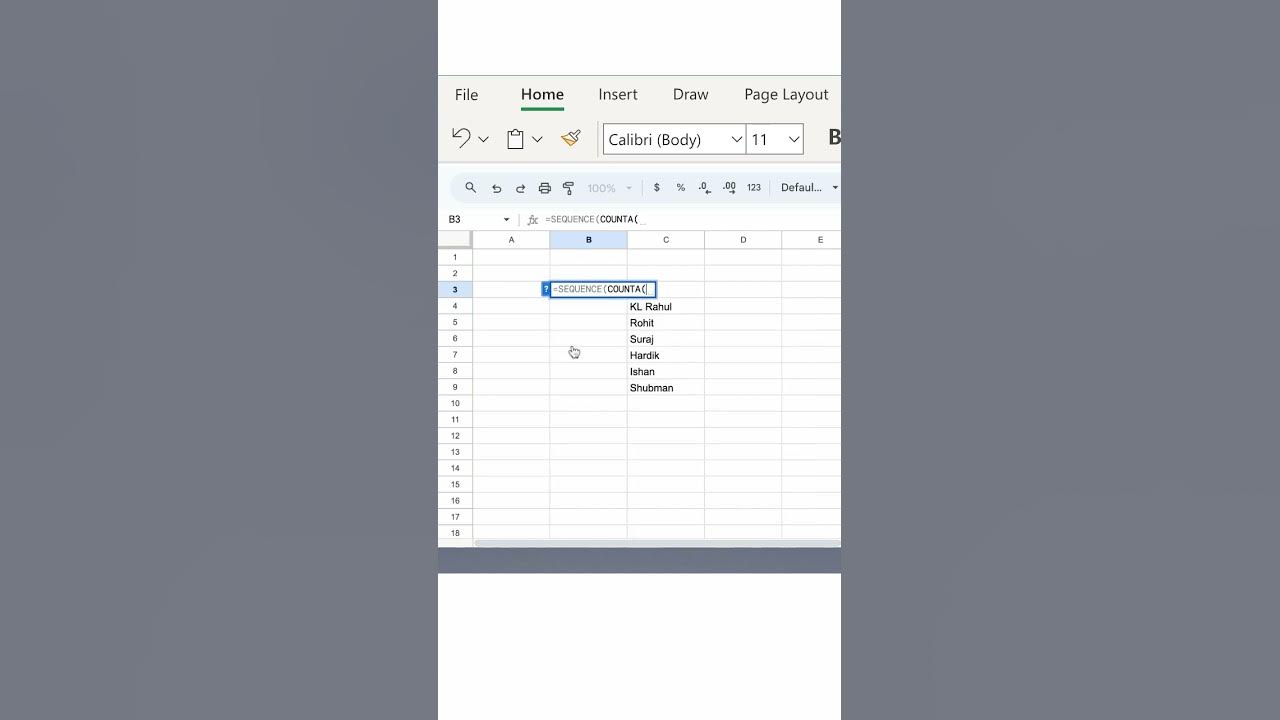 Excel Hacks: How to Use SEQUENCE Function? @Zell_Hindi - YouTube