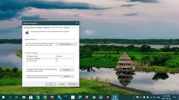 NEW Windows 10 PC tips Activate System protection System restore