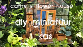 Miniatuur kas - Cathy's flower house DIY