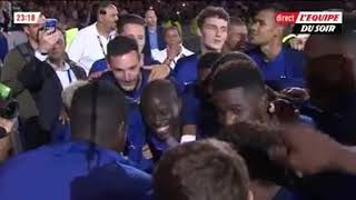Le stade de France chante la chanson de N'golo Kanté avec les joueurs ( France vs Pays bas )