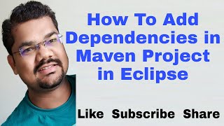 how to add dependencies in maven project in eclipse | add selenium dependency in pom.xml eclipse