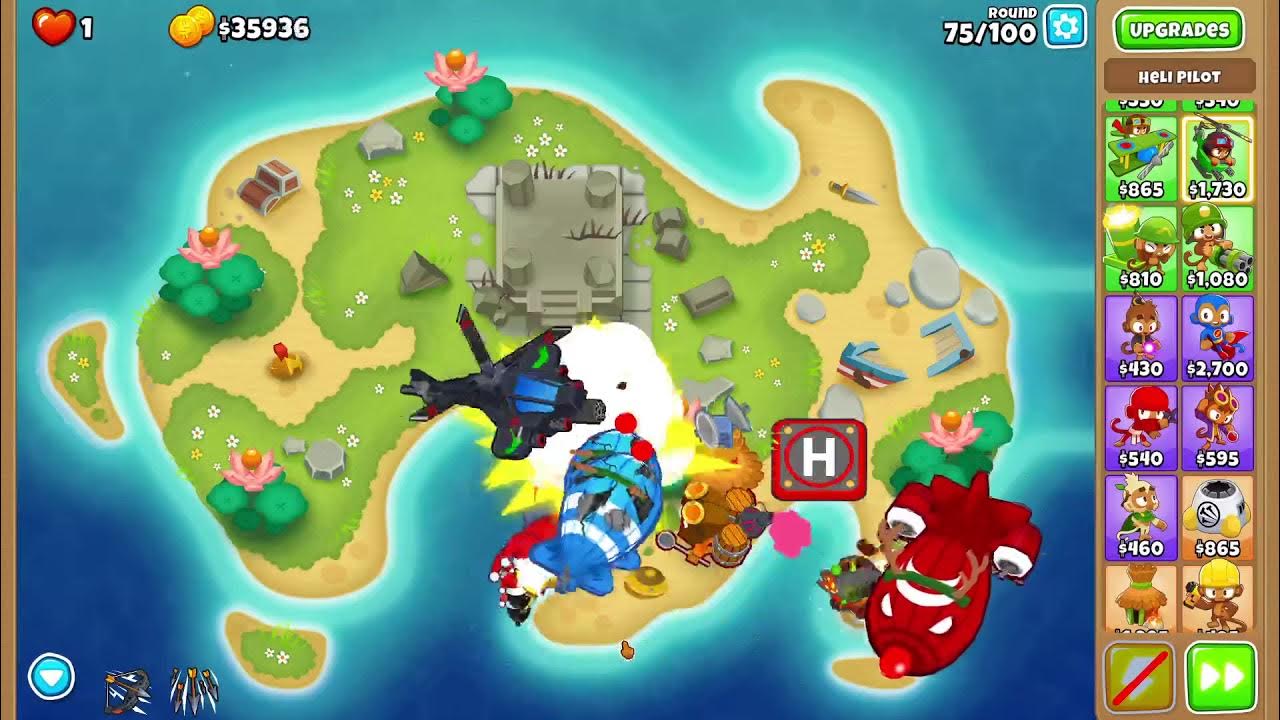 BTD6 Lotus Island Chimps YouTube