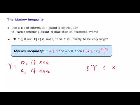 L18.2 The Markov Inequality