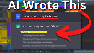 I Asked Chat GPT To Write A Song And This Is What Came Out