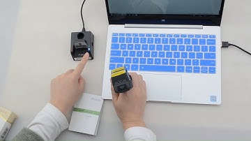 How does  Bluetooth Ring Scanner EF02 connect with Laptop by using BFP1 Bluetooth charger ?
