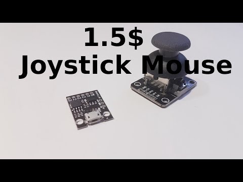 1.5$ DIY Compact Arduino Precision Joystick Mouse