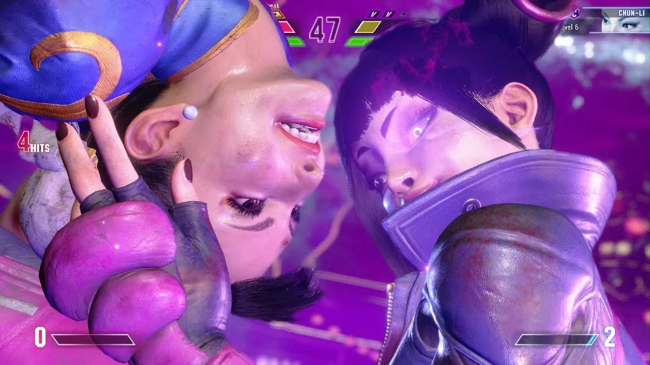 Street Fighter 6 Juri vs. Chun li