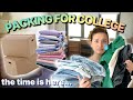 PACK WITH ME FOR COLLEGE | what and what not to bring