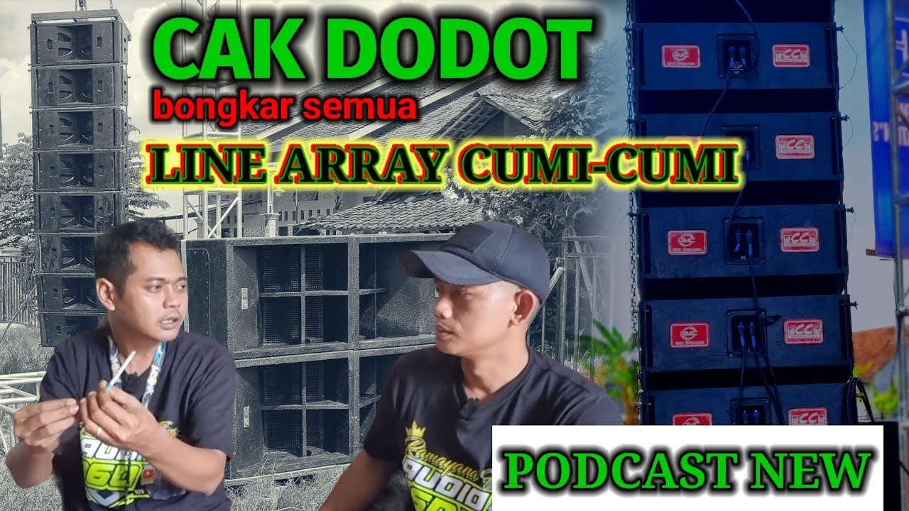 PLOONG‼️CAK DODOT BONGKAR SEMUA TENTANG LINE ARRAY CUMI-CUMI TERBARU ...