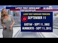 Latest first hurricane?