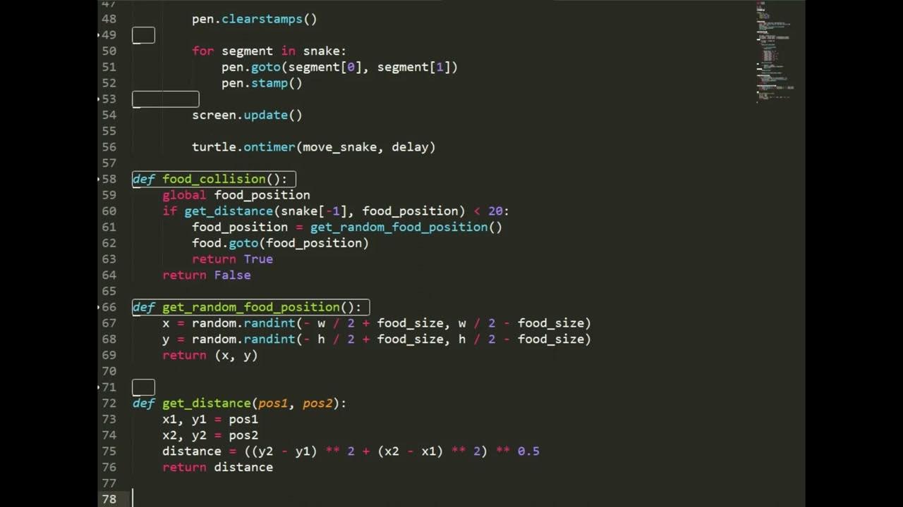 Код змейки на python. Код змейки на python