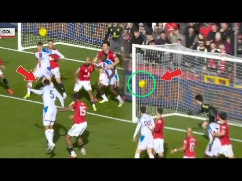 Maxence Lacroix's Unbelievable Header against Manchester United | Man United vs Crystal Palace